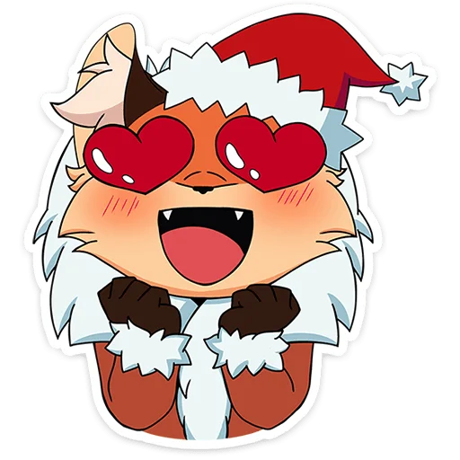 Эмодзи Новогодняя Алиса