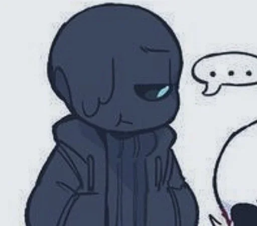 Эмодзи Nightmare Sans