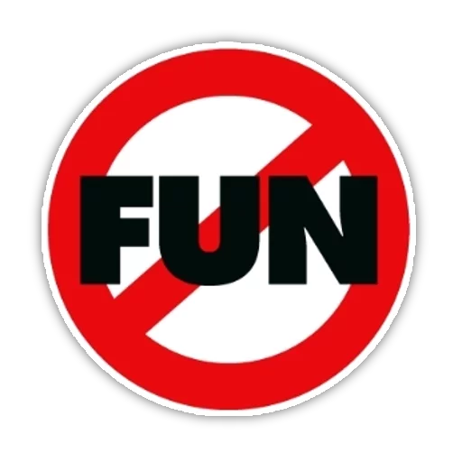 Эмодзи No Fun Allowed