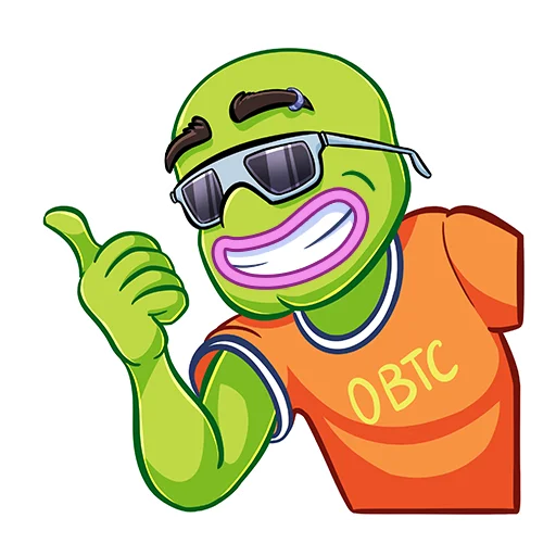 Эмодзи Pepe BTC