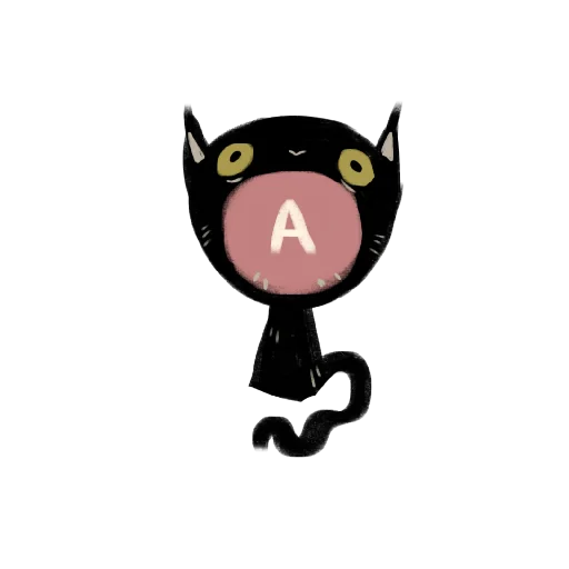 Эмодзи Black kitty