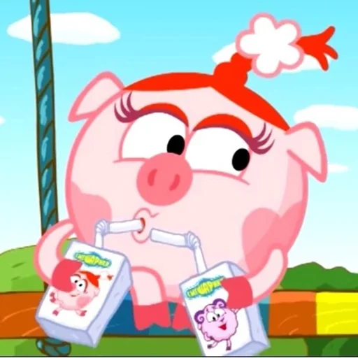 Эмодзи Нюша | Смешарики