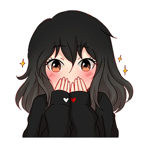 Эмодзи Послушная девочка