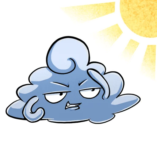 Эмодзи Облако