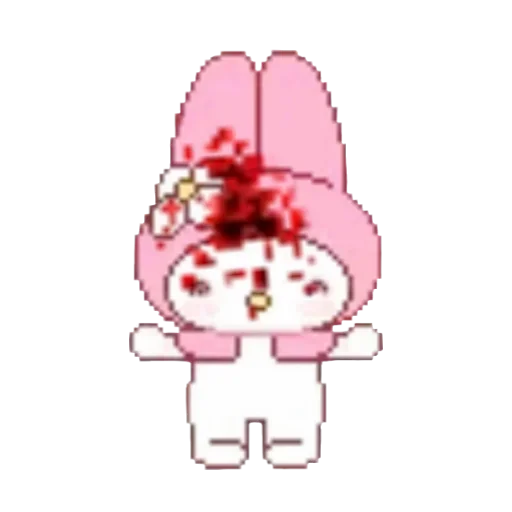 Эмодзи дрейн розовые