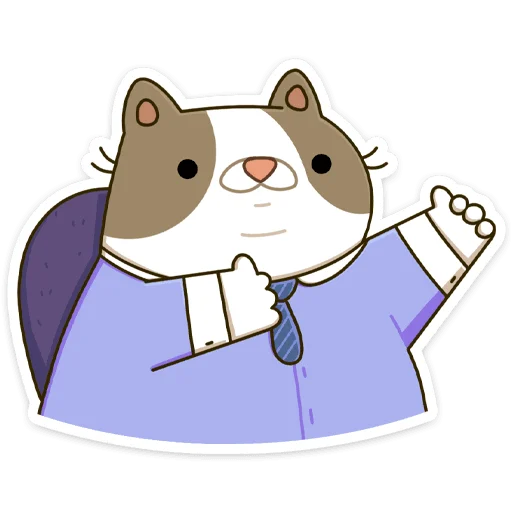 Эмодзи Офисный кот