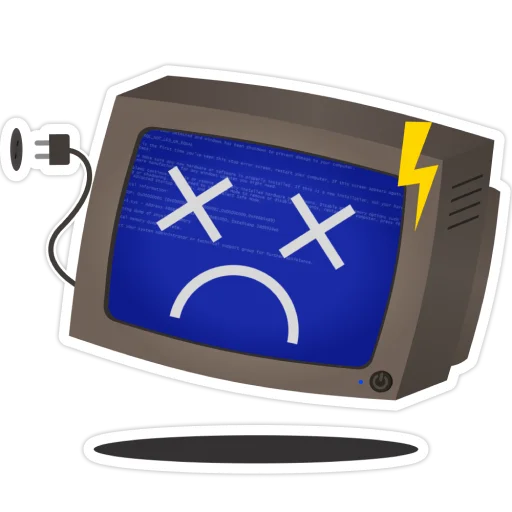Эмодзи Old Monitor