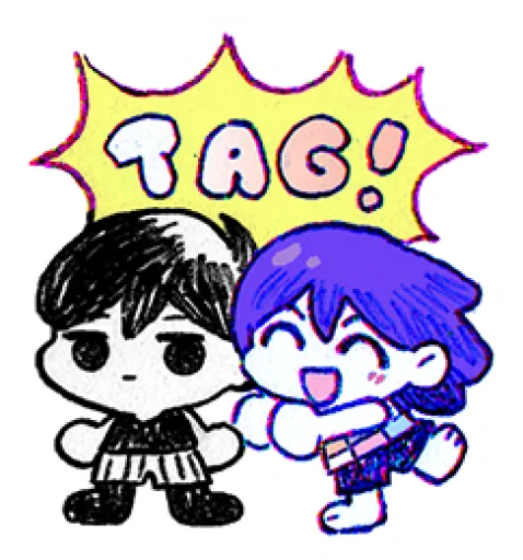 Эмодзи Official Omori Stickers (OMOCAT)