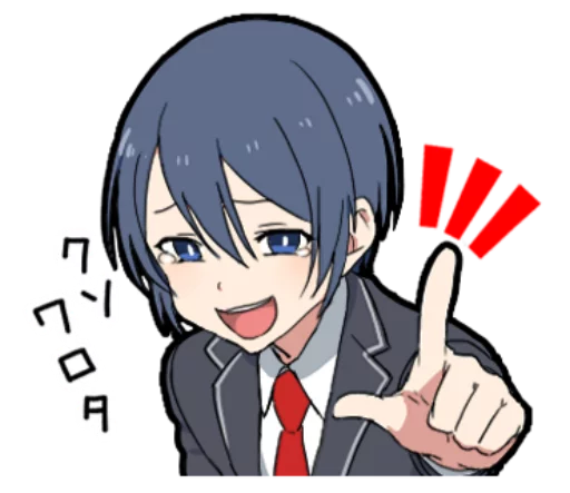 Эмодзи Otaku boy