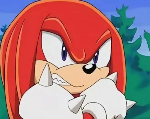 Эмодзи KNUCKLES THE ECHIDNA