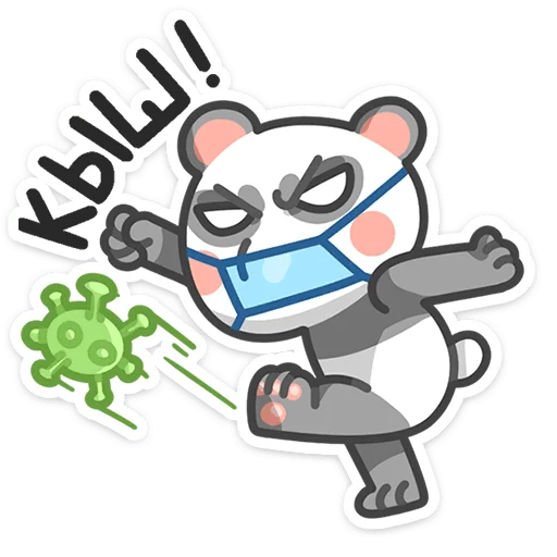 Эмодзи Панда Мия