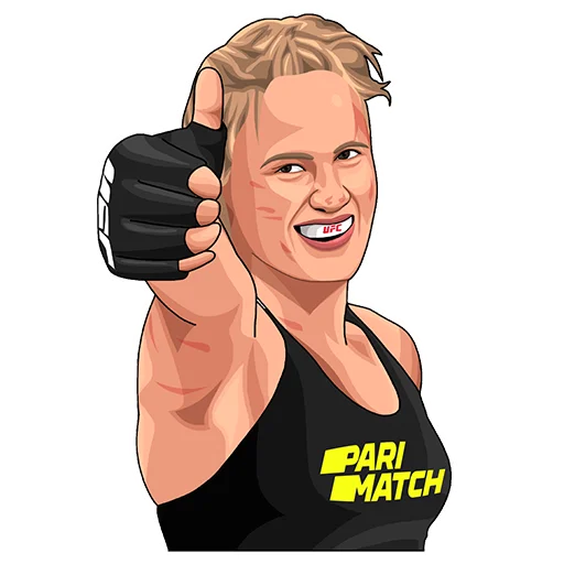 Эмодзи PARIMATCH + UFC