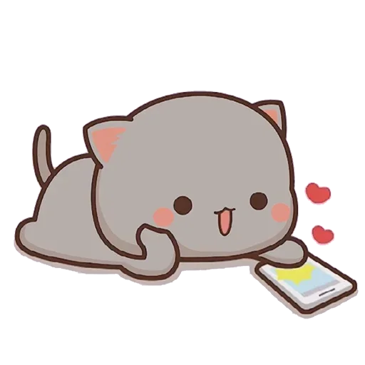 Эмодзи Peach Goma Cats