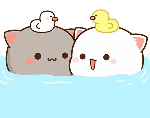 Эмодзи Peach Goma Cats