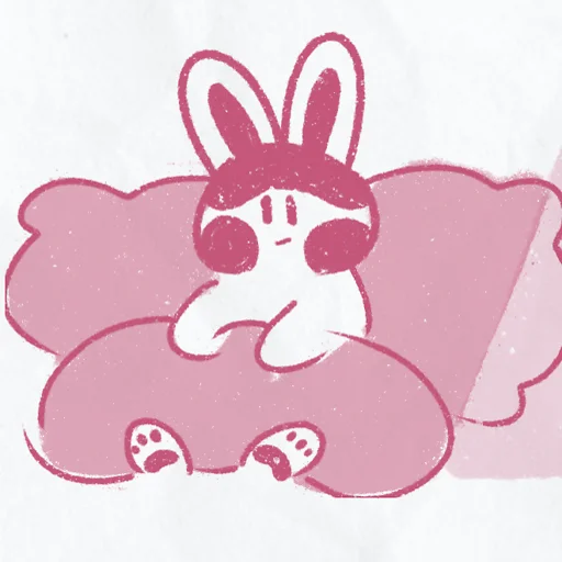 Эмодзи peachy bunny