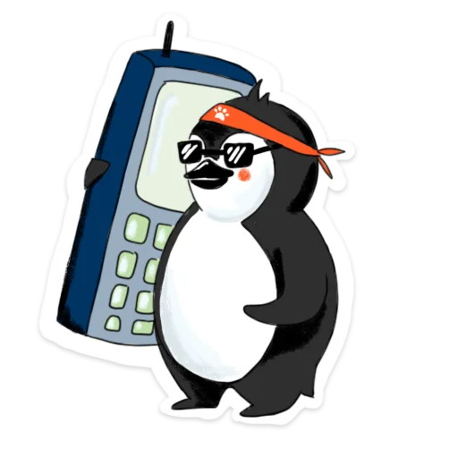 Эмодзи Пингвин Валера