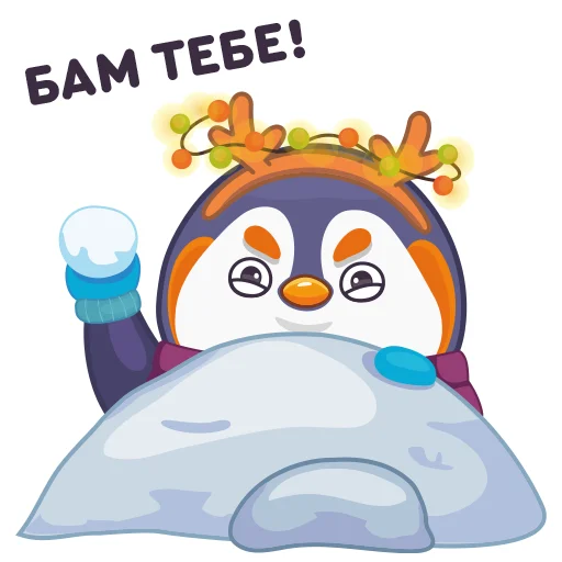 Эмодзи Пингвин Сэм