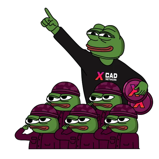 Эмодзи XCAD PEPE STICKER PACK