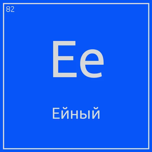 Эмодзи Periodic table