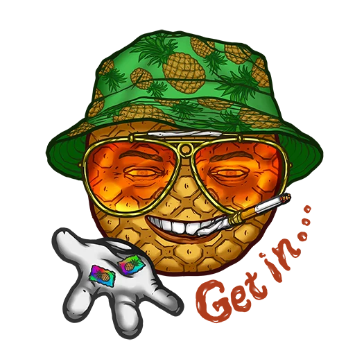 Эмодзи Ананасовый эспрессо