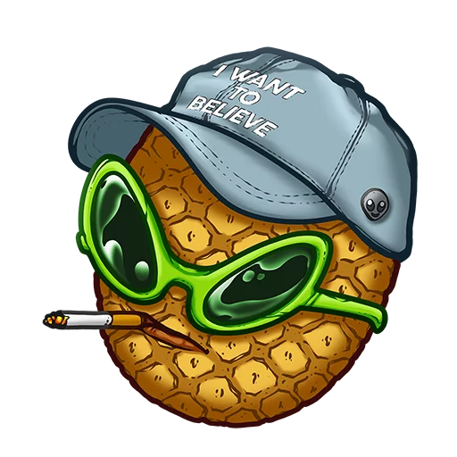 Эмодзи Ананасовый эспрессо