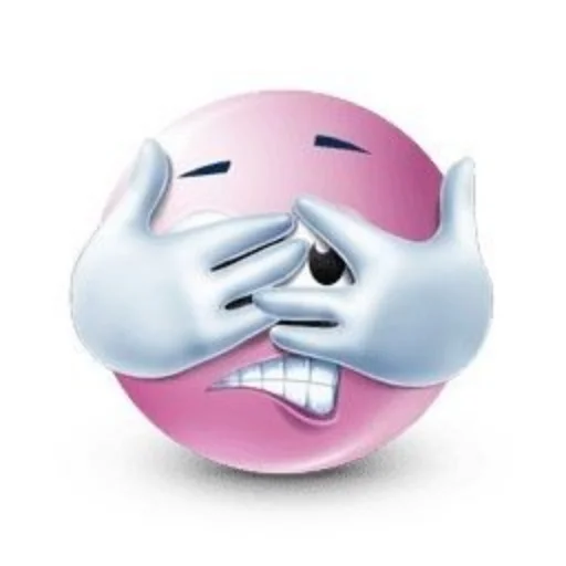 Эмодзи Pink faces
