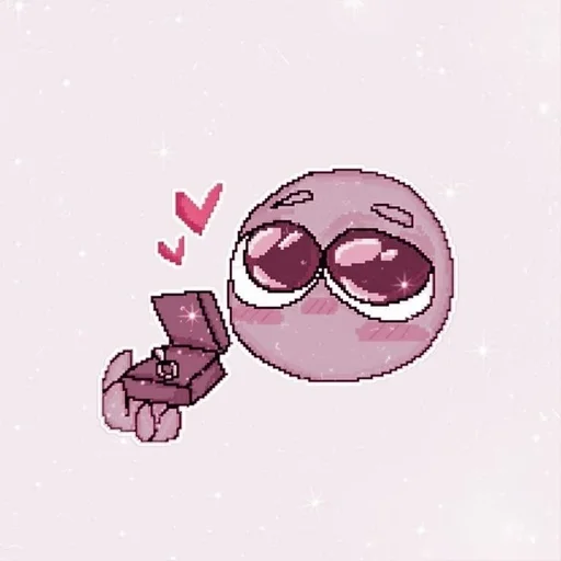Эмодзи pink ball