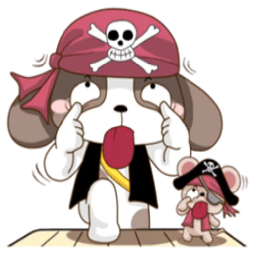 Эмодзи Talls of Pirate:Mango&Tango