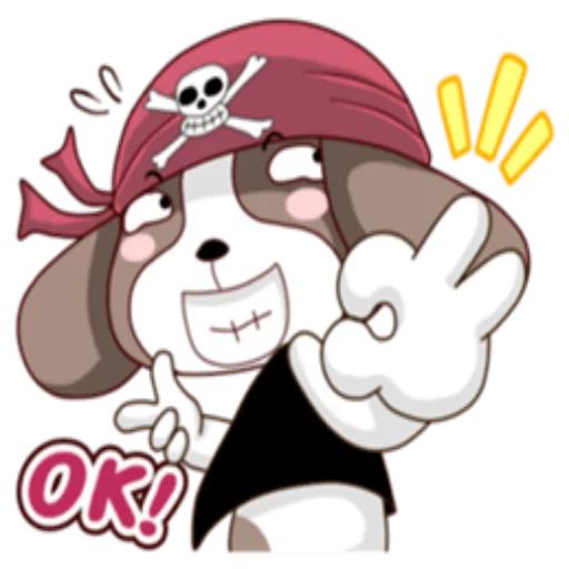 Эмодзи Talls of Pirate:Mango&Tango