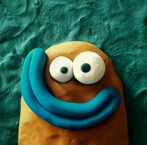 Эмодзи Пластилиновый Расколбас