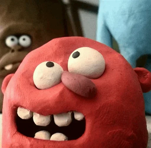 Эмодзи Пластилиновый Расколбас