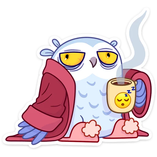 Эмодзи Сова Плюша