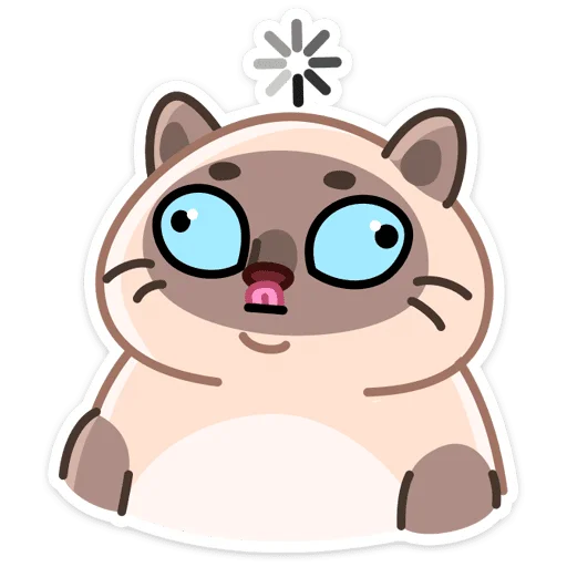 Эмодзи Котик Плюш