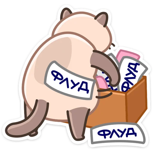 Эмодзи Котик Плюш