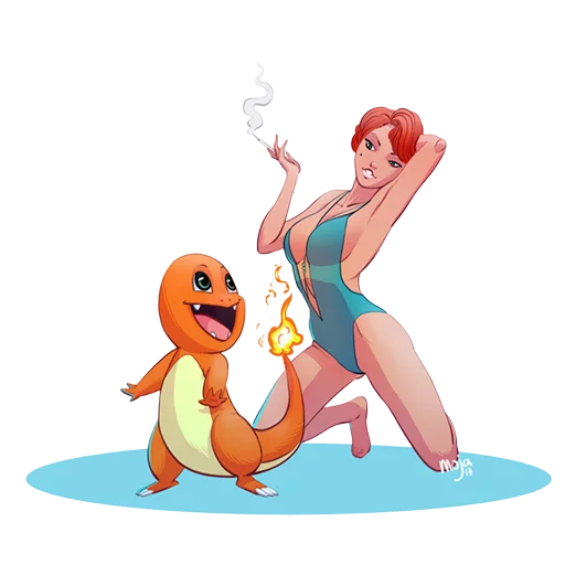 Эмодзи Girls&Pokemon