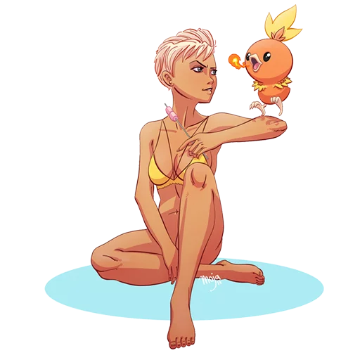 Эмодзи Girls&Pokemon