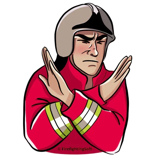 Эмодзи Firefighter
