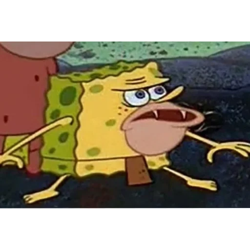 Эмодзи Sponge Bob