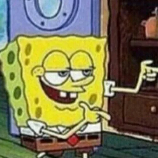 Эмодзи Sponge Bob