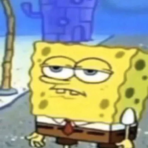 Эмодзи Sponge Bob