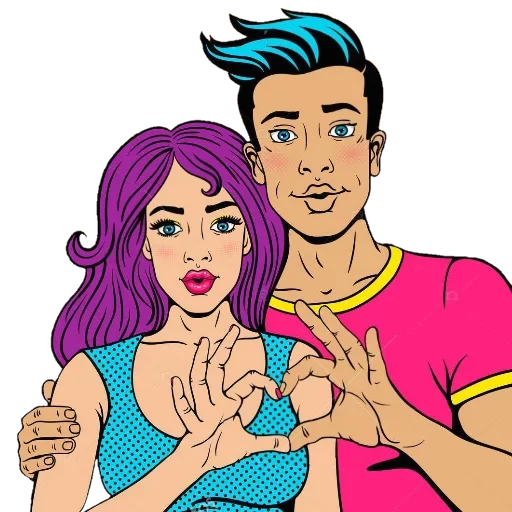 Эмодзи Pop ART