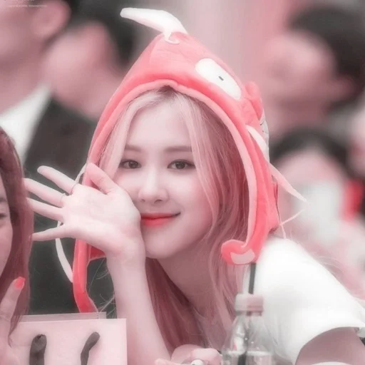 Эмодзи rose blackpink