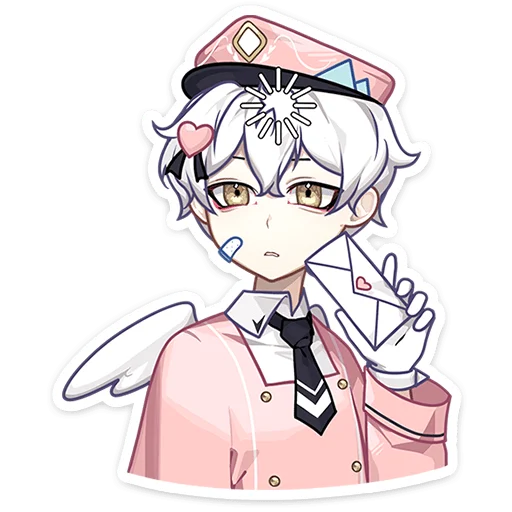 Эмодзи Почтальоны Любви Ивэлтин и Юшио