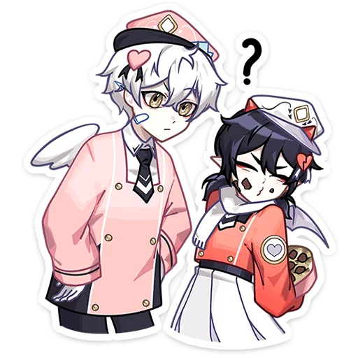 Эмодзи Почтальоны Любви Ивэлтин и Юшио