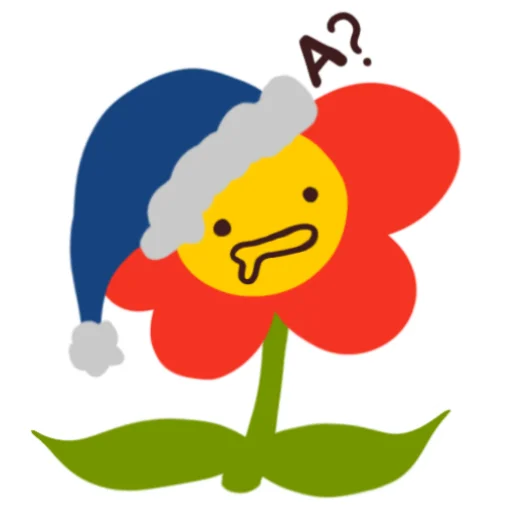 Эмодзи Цветочек