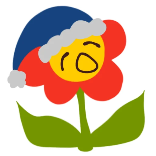 Эмодзи Цветочек