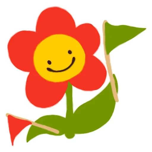 Эмодзи Цветочек