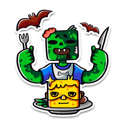 Эмодзи ProstoЗомби