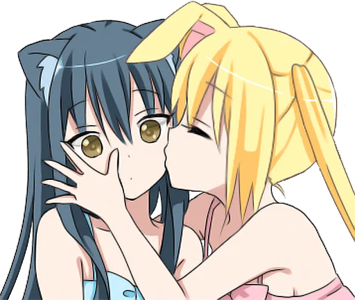 Эмодзи Girls Love Story 4 •