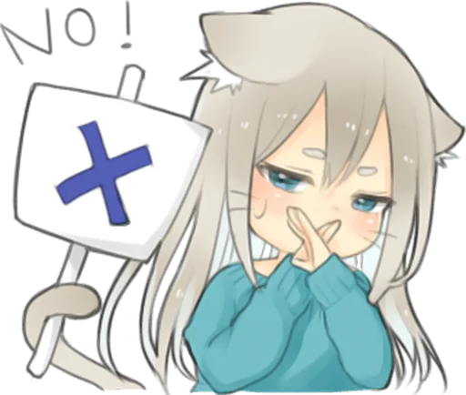 Эмодзи Nekomimikko's yuruhuwa